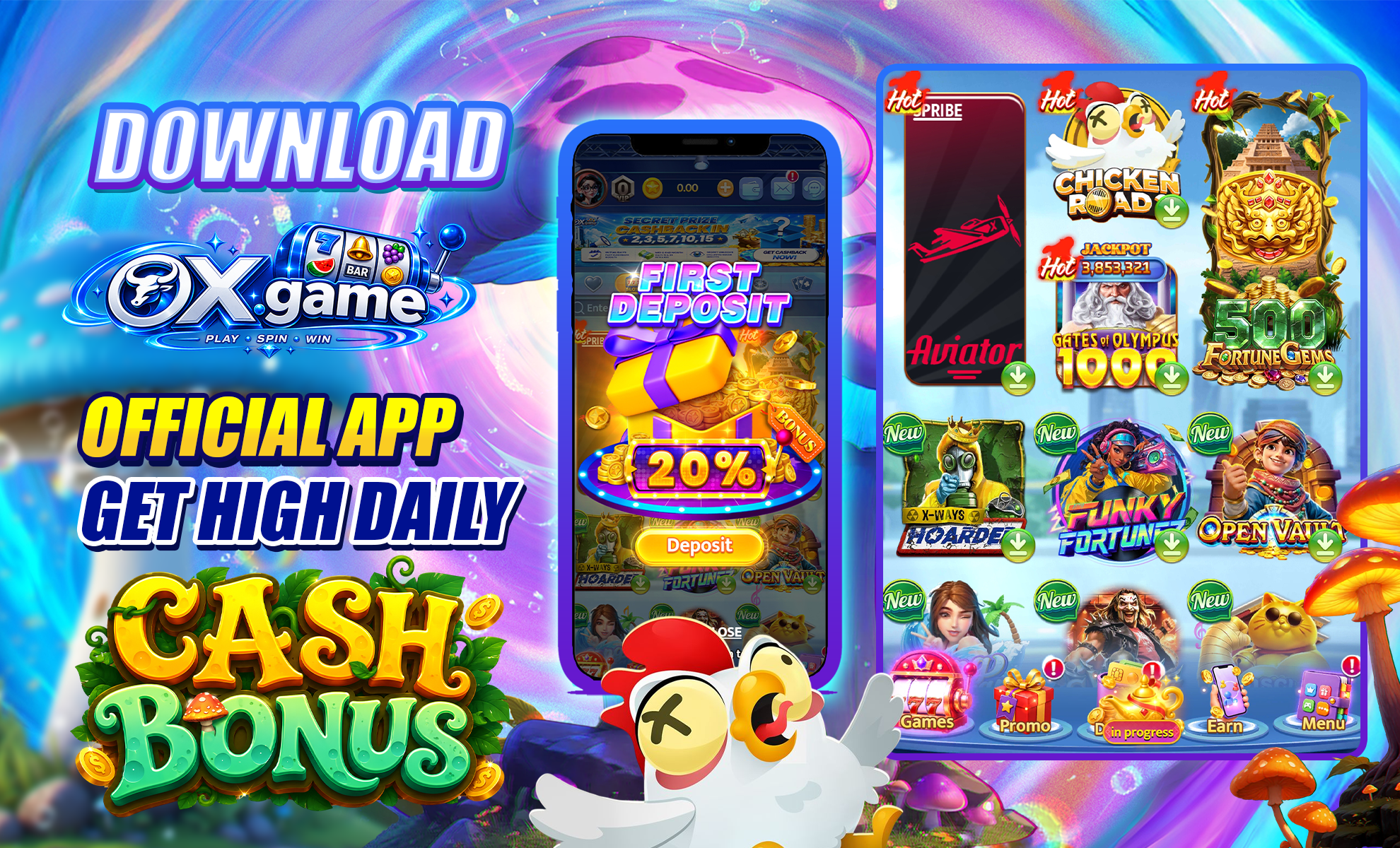 OxGame games lobby